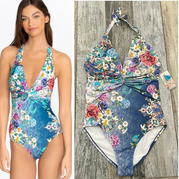 Johnny Was Sade One Piece Swimsuit Small nwt - Picture 6 of 6